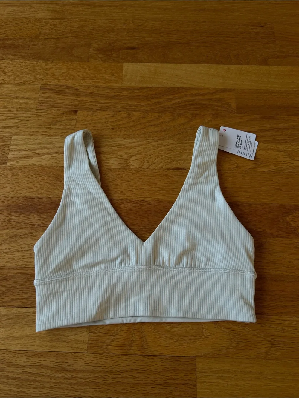 Lululemon Align Ribbed V-Neck Bra - Shine
